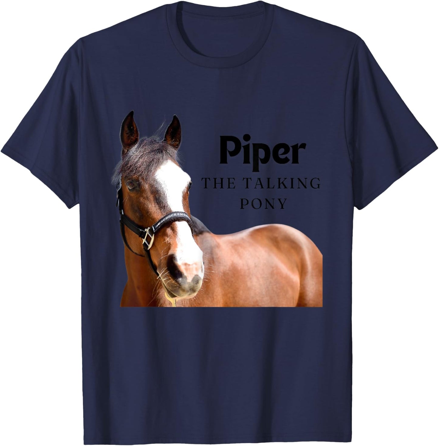 Piper - The Talking Pony T-Shirt - T-Shirt | Navy