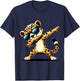 Dabbing Cheetah Sunglasses Cheetah Animal T-Shirt - T-Shirt | Navy