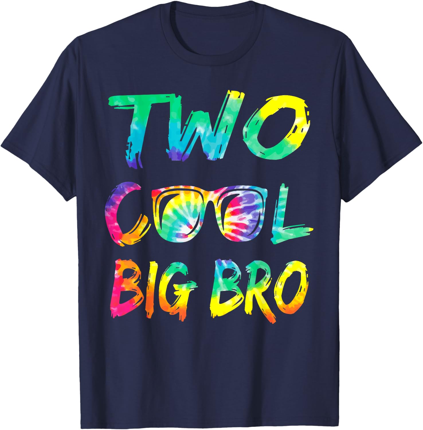 Big Brother Of The Birthday Boy Two Cool 2nd Bday Family T-Shirt - T-Shirt | Navy