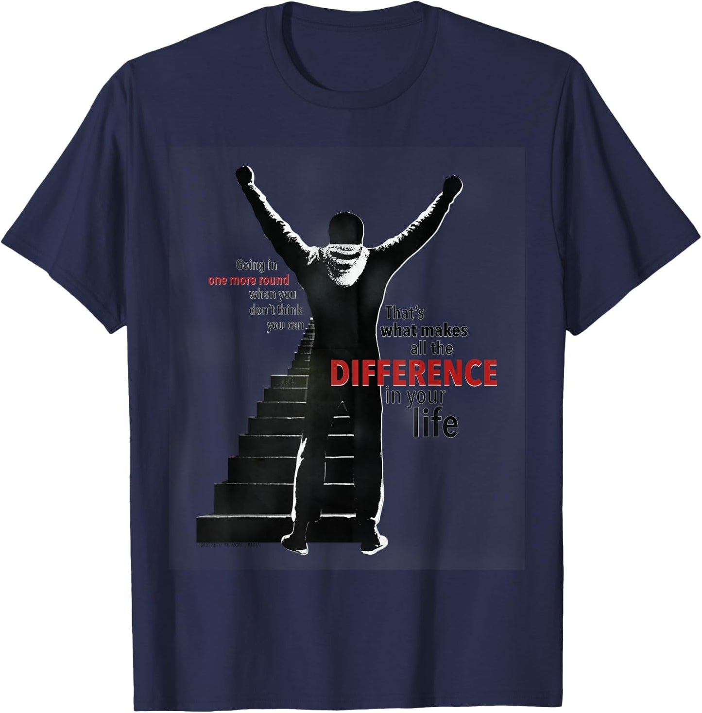 Rocky Makes All The Difference T-Shirt - T-Shirt | Navy