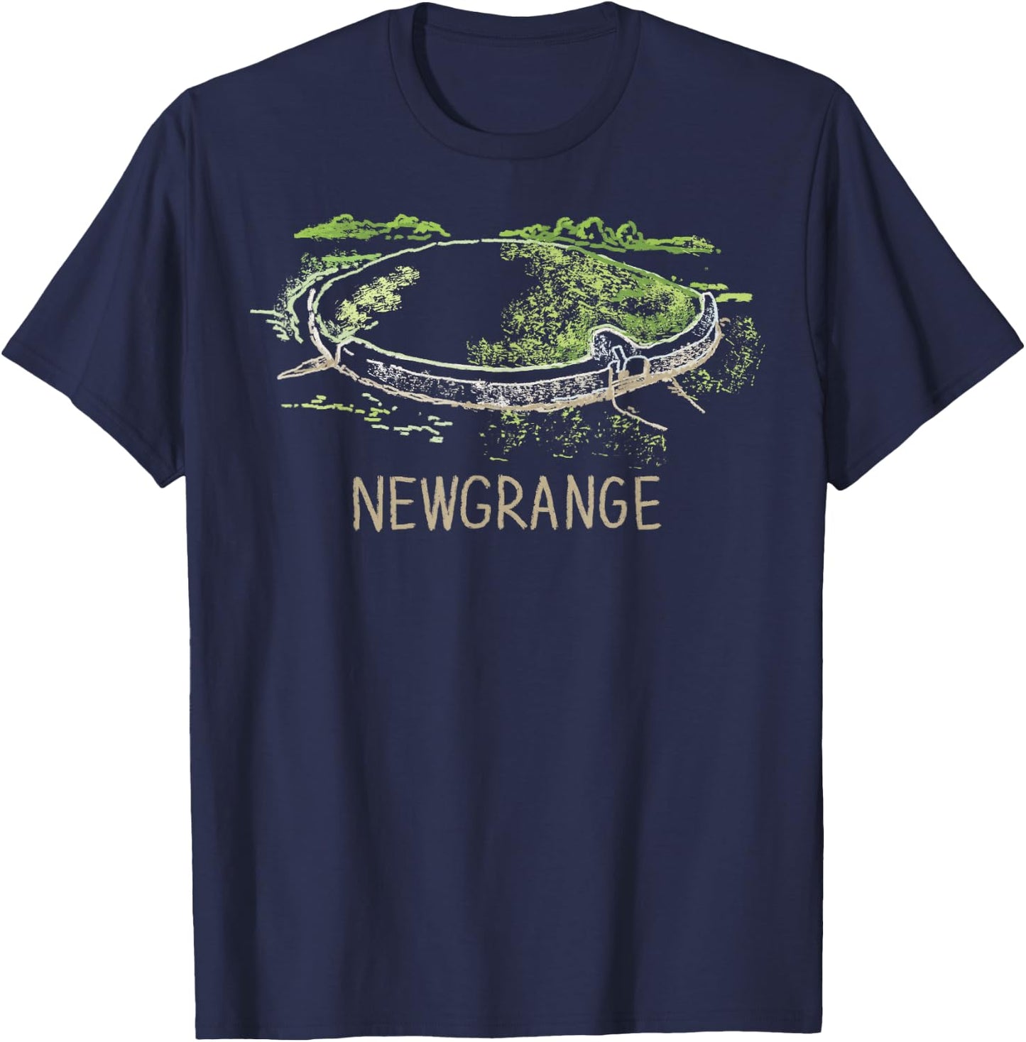 Newgrange Ireland T-Shirt - T-Shirt | Navy