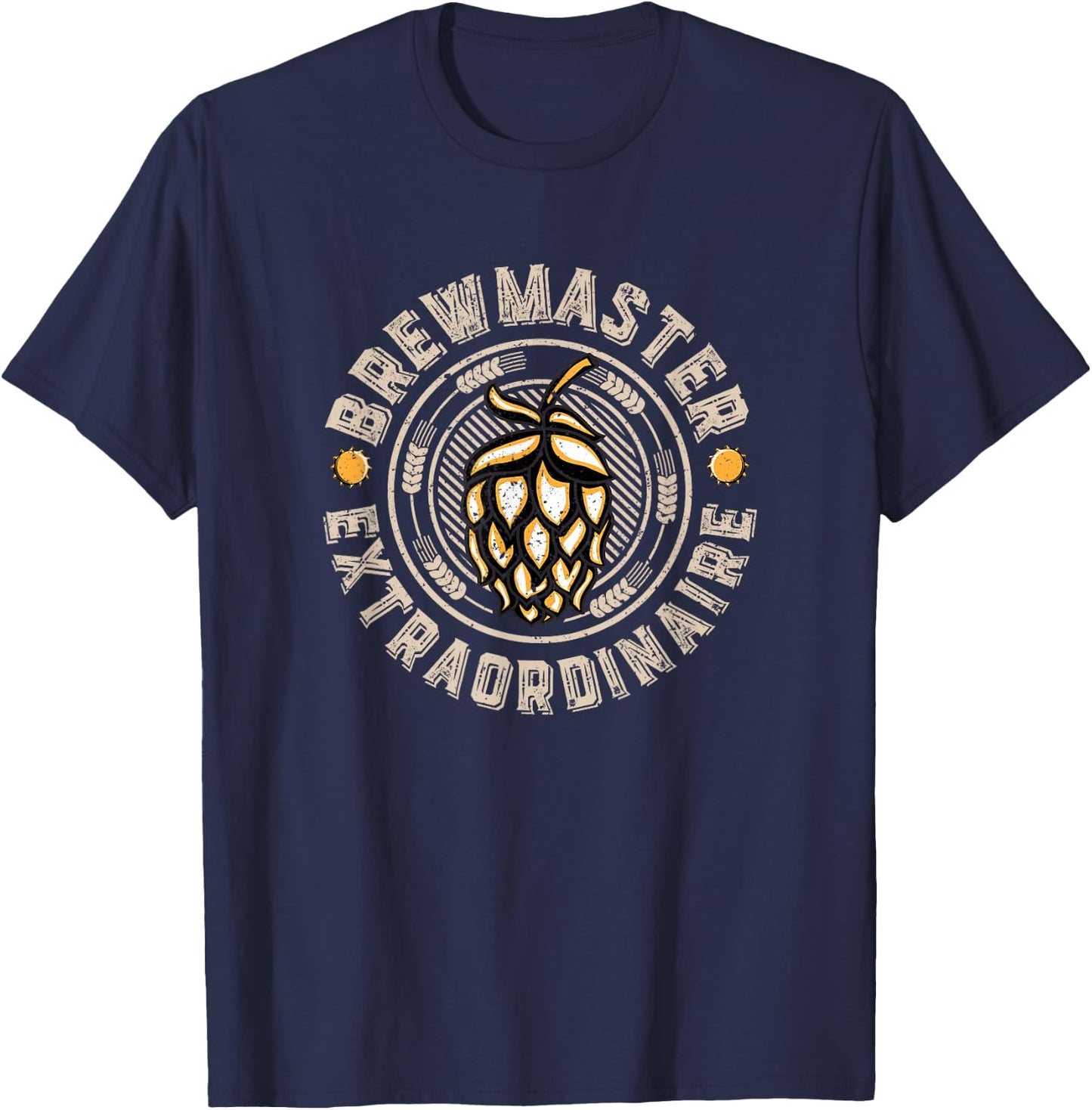 Brewmaster Shirt Craft Beer Gifts Homebrew T-Shirt - T-Shirt | Navy