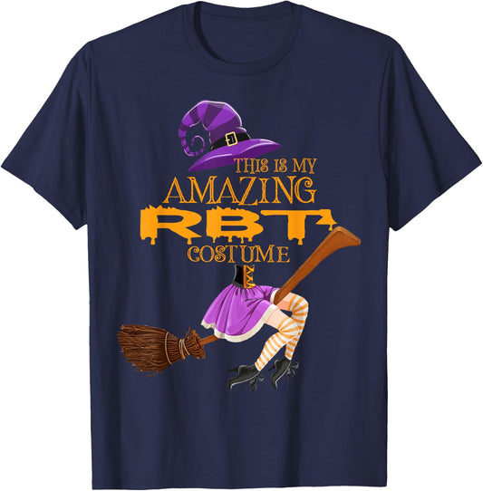 RBT Costume Witch Halloween Registered Behavior Technician T-Shirt - T-Shirt | Navy