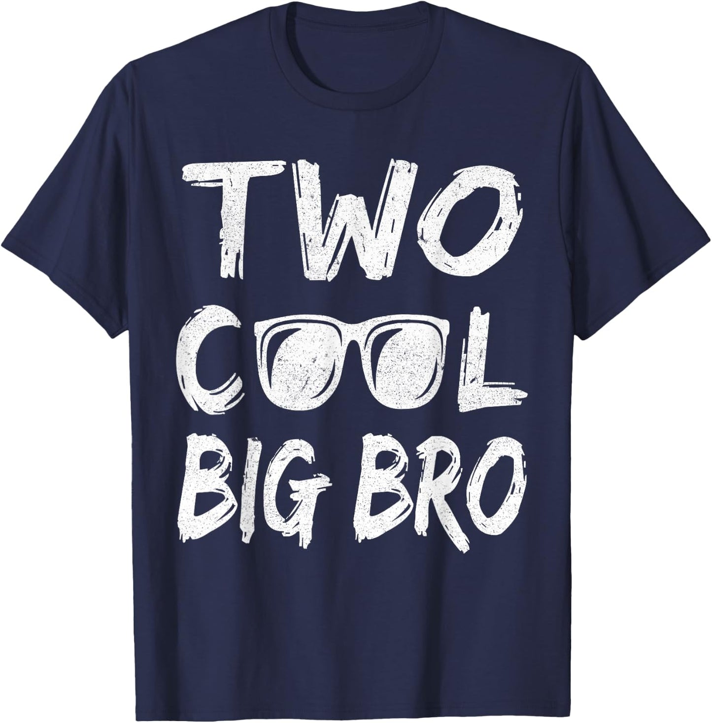 Big Brother Of The Birthday Boy Two Cool 2nd Bday Family T-Shirt - T-Shirt | Navy