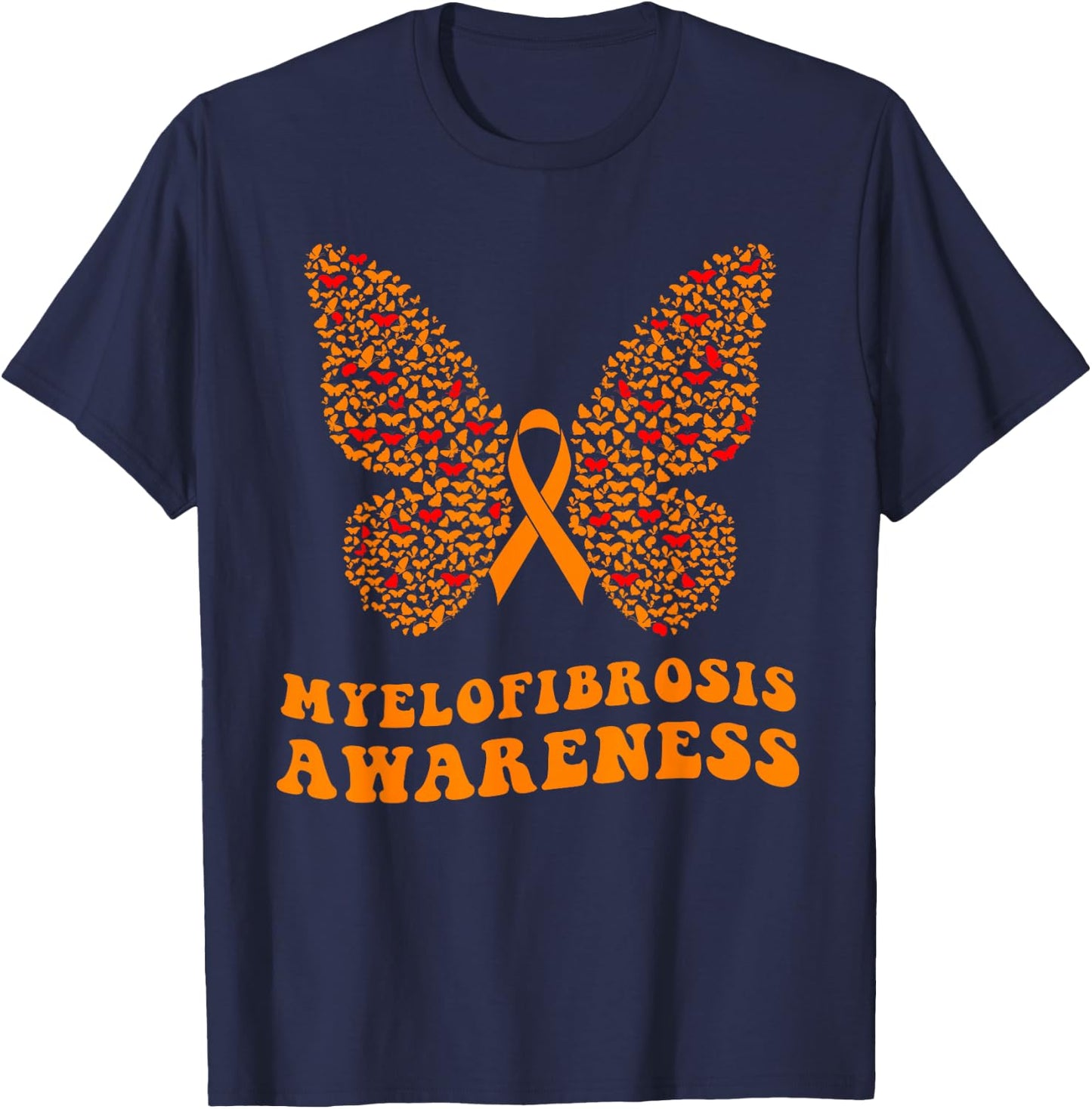 Myelofibrosis Awareness T-Shirt - T-Shirt | Navy
