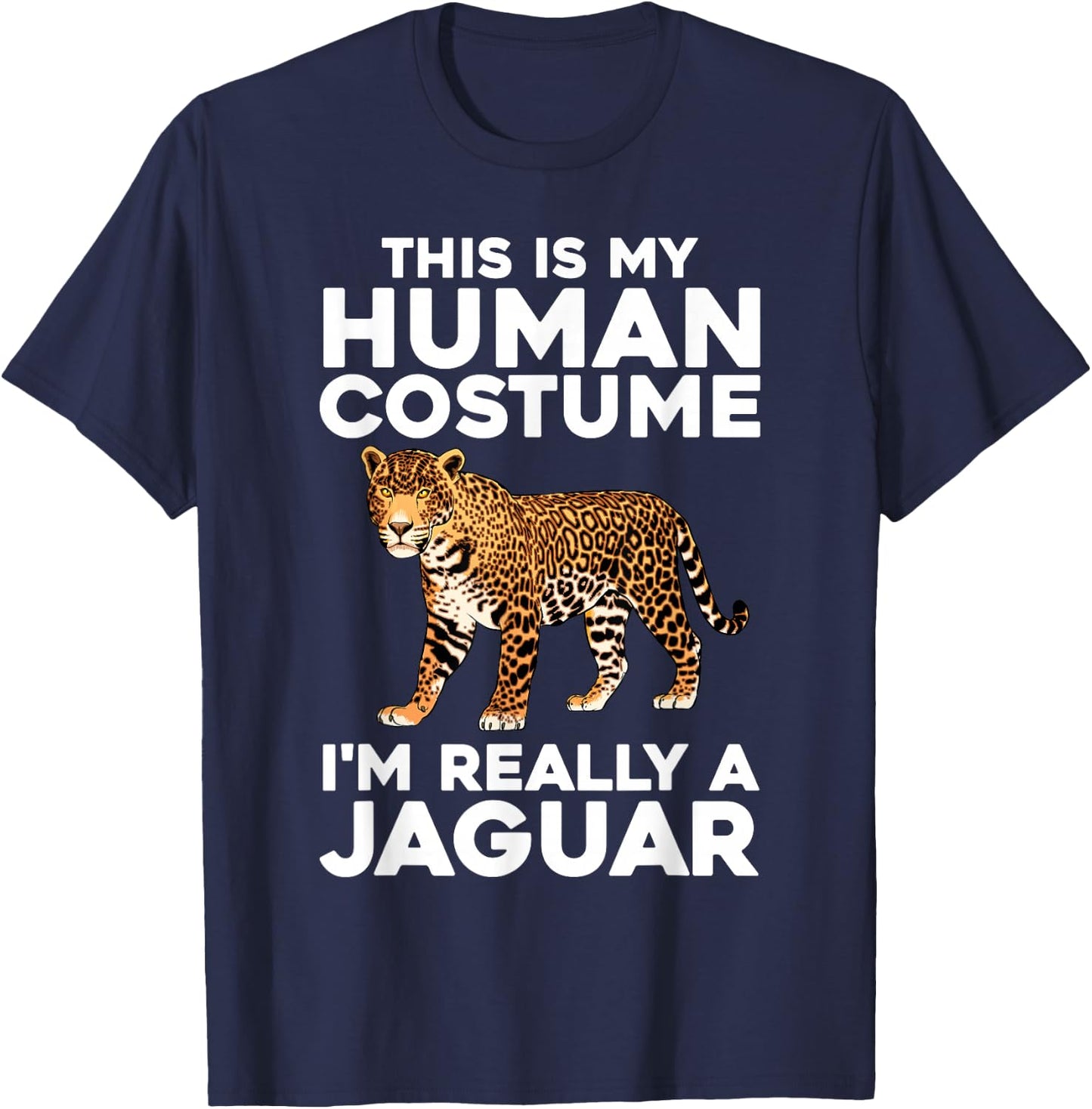 Cool Jaguar Design Women Kids Cheetah Jaguar Lover T-Shirt - T-Shirt | Navy