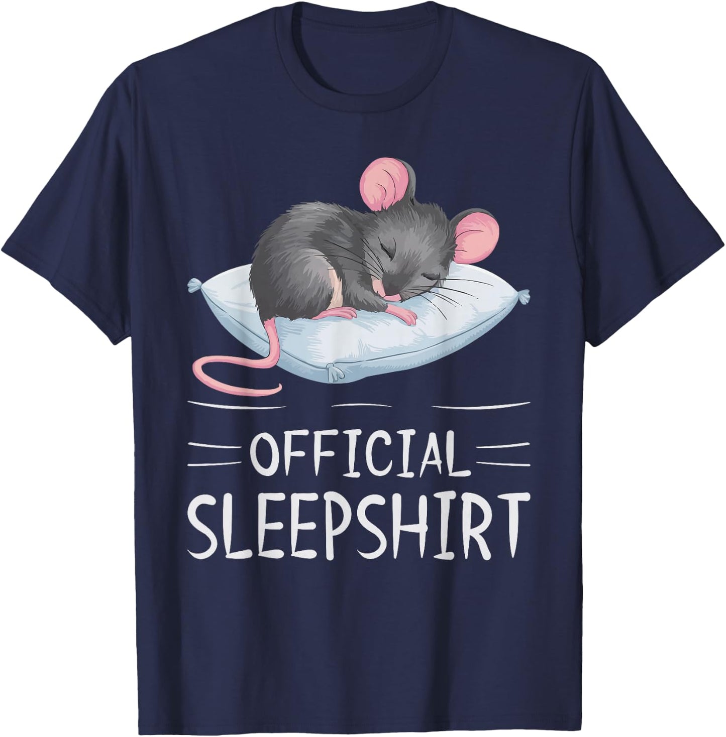 Mouse Official Sleepshirt Sleeping Mouses T-Shirt - T-Shirt | Navy