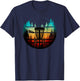 Cool Disc Golf in the Trees Disc Golf T-Shirt - T-Shirt | Navy