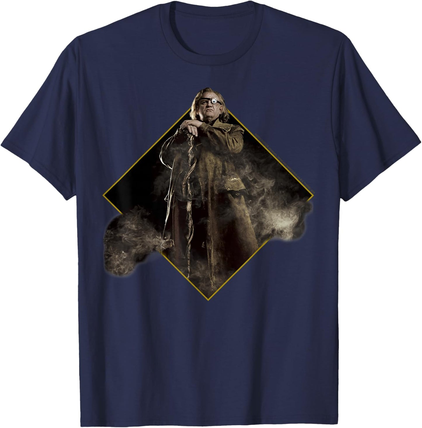 Harry Potter Alastor Mad Eye Moody Character Portrait T-Shirt - T-Shirt | Navy