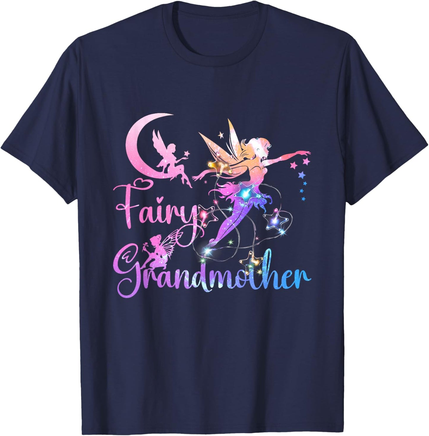 Fairy Grandmother Fairytales Grandma Granny Ever T-Shirt - T-Shirt | Navy