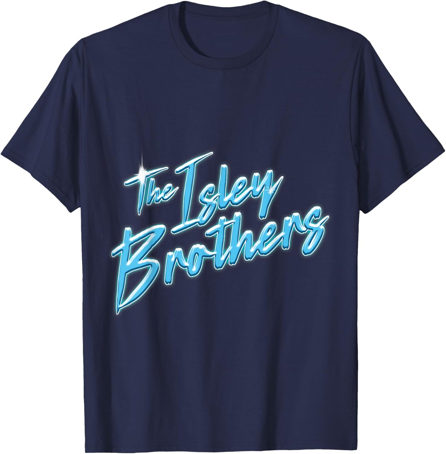 Isley Brothers - Retro Script T-Shirt - T-Shirt | Navy