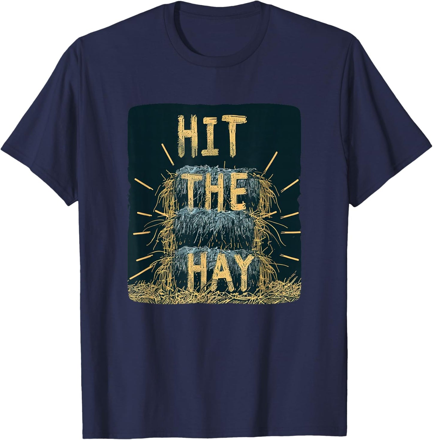 Hit the Hay Statement Costume for Boys and Girls T-Shirt - T-Shirt | Navy
