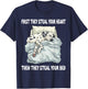 Dalmatian Sleeping Pajamas Nightgown T-Shirt - T-Shirt | Navy