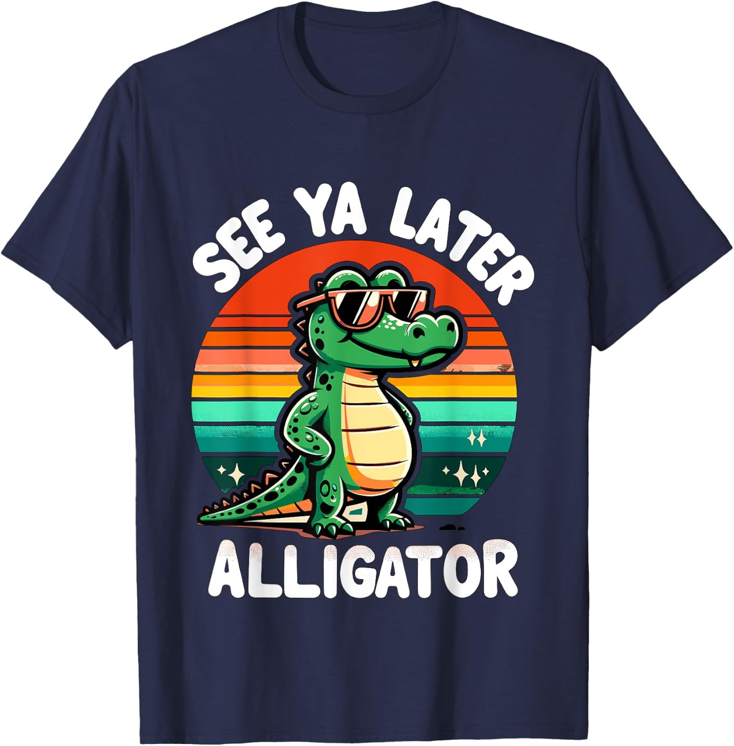 See Ya Later Alligator T-Shirt - T-Shirt | Navy