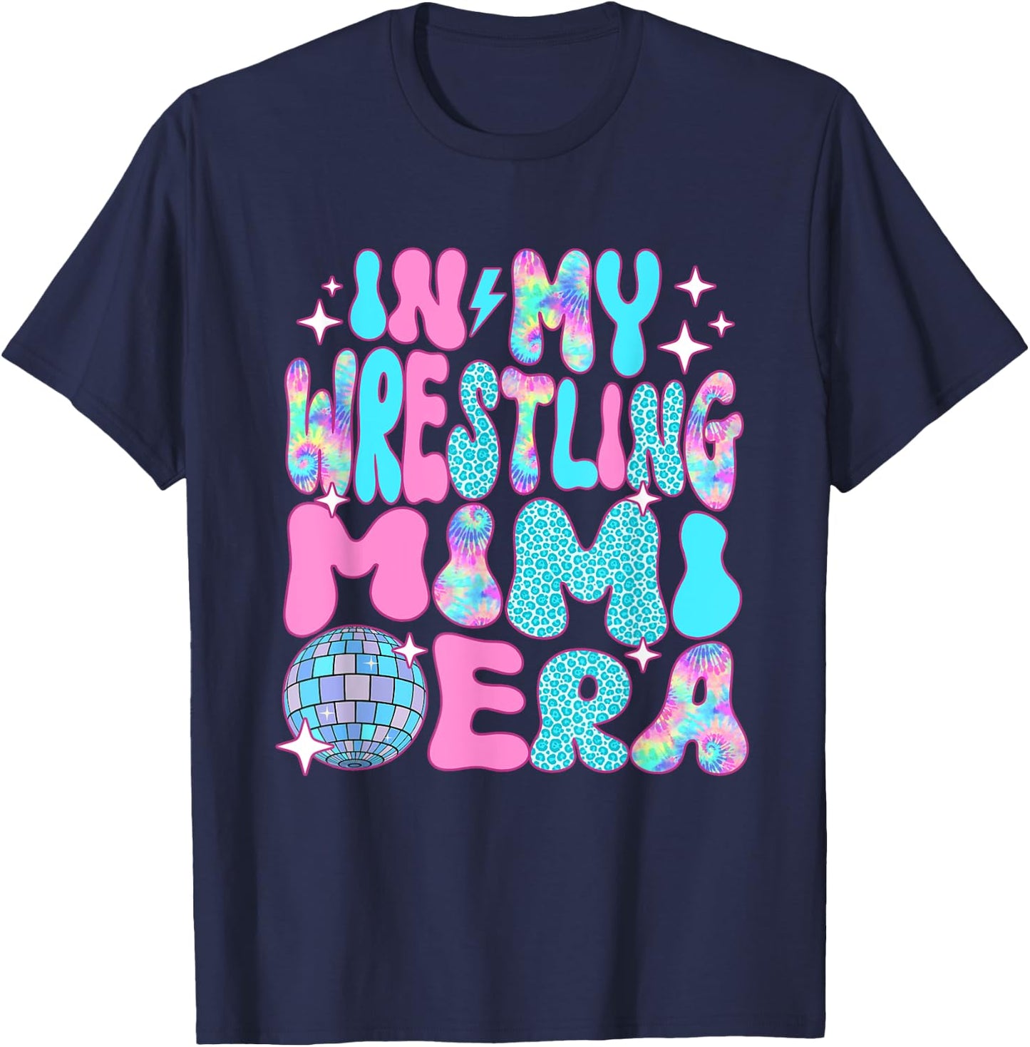 Disco In My Wrestling Mimi Era T-Shirt - T-Shirt | Navy