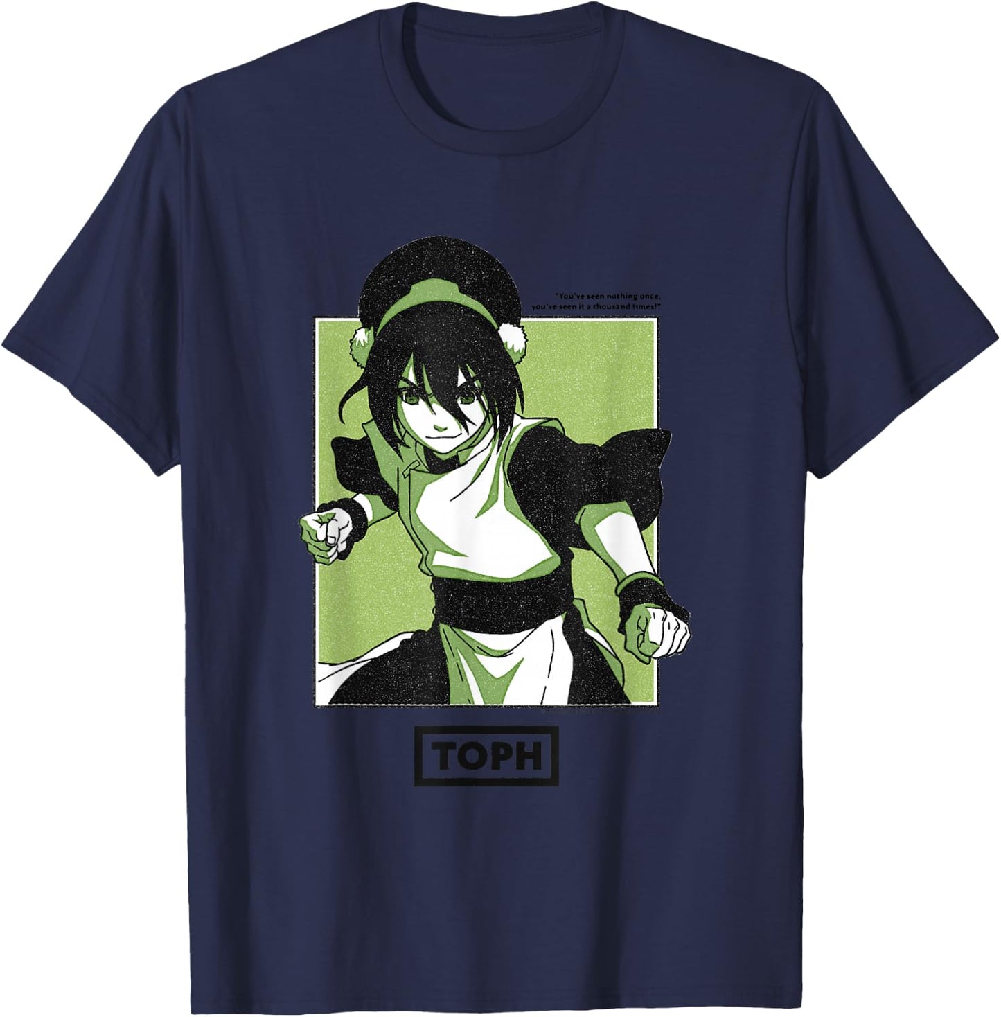 Toph Beifong Earthbending Master T-Shirt - T-Shirt | Navy
