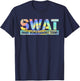 SWAT Smart Women Against Trump Funny Anti-Trump 2024 T-Shirt - T-Shirt | Navy