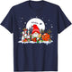 Gnome With Bowling Equipment Christmas Costume Player Fan T-Shirt - T-Shirt | Navy