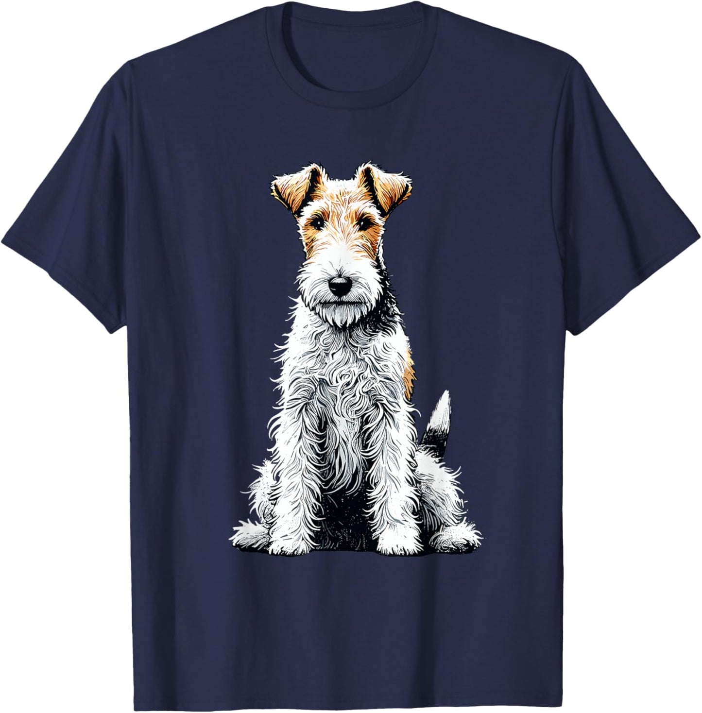 Wire Fox Terrier T-Shirt - T-Shirt | Navy