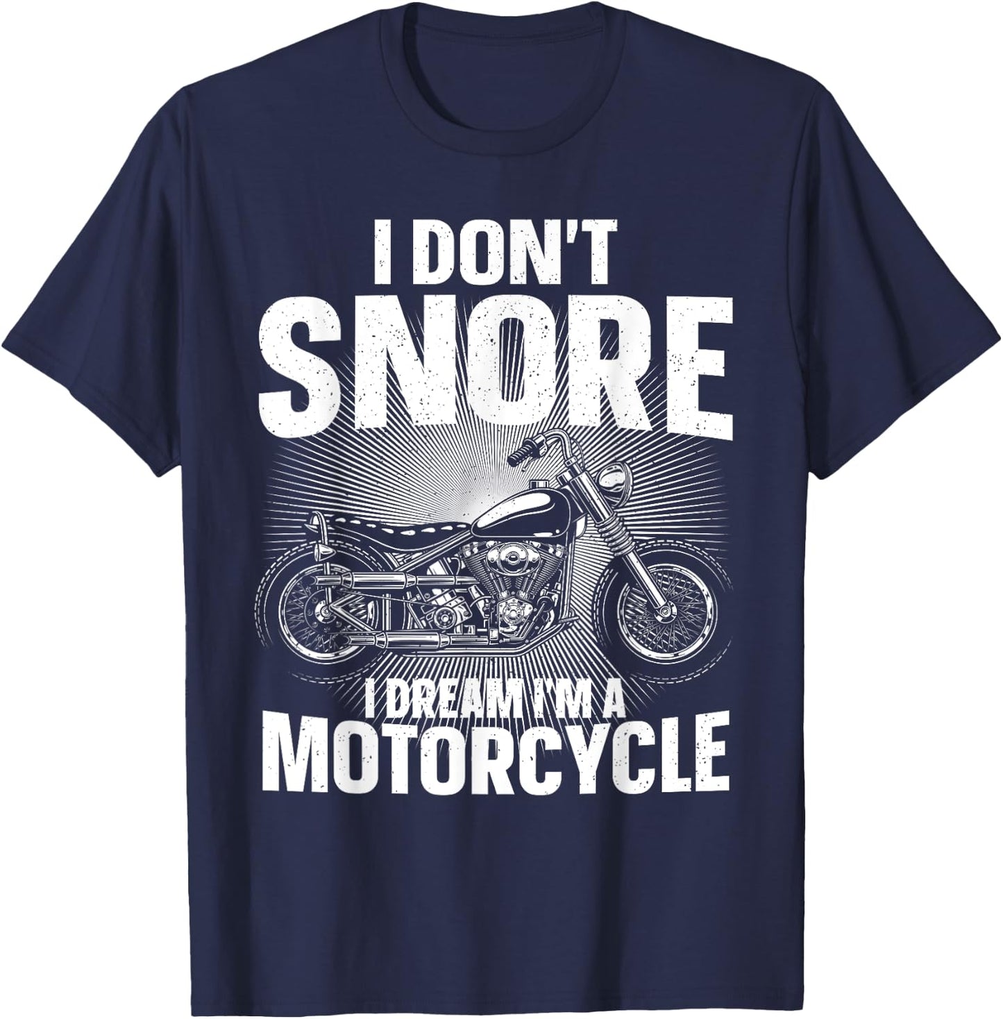 Funny Motorcycle Design Women Biker Motorcycle Rider T-Shirt - T-Shirt | Navy
