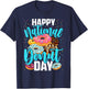 Happy National Donut Day , Donut Lovers Funny T-Shirt - T-Shirt | Navy