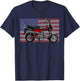 Trail 70 Mini BIke, Vintage Minibike, Retro American Flag Men T-Shirt - T-Shirt | Navy