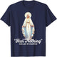 Modern Day Catholic Designs Our Lady Of Good Help Wisconsin American Catholic T-Shirt - T-Shirt | Navy