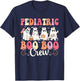 Pediatric Nurse Boo Boo Crew Ghost Nurse Halloween Costume T-Shirt - T-Shirt | Navy