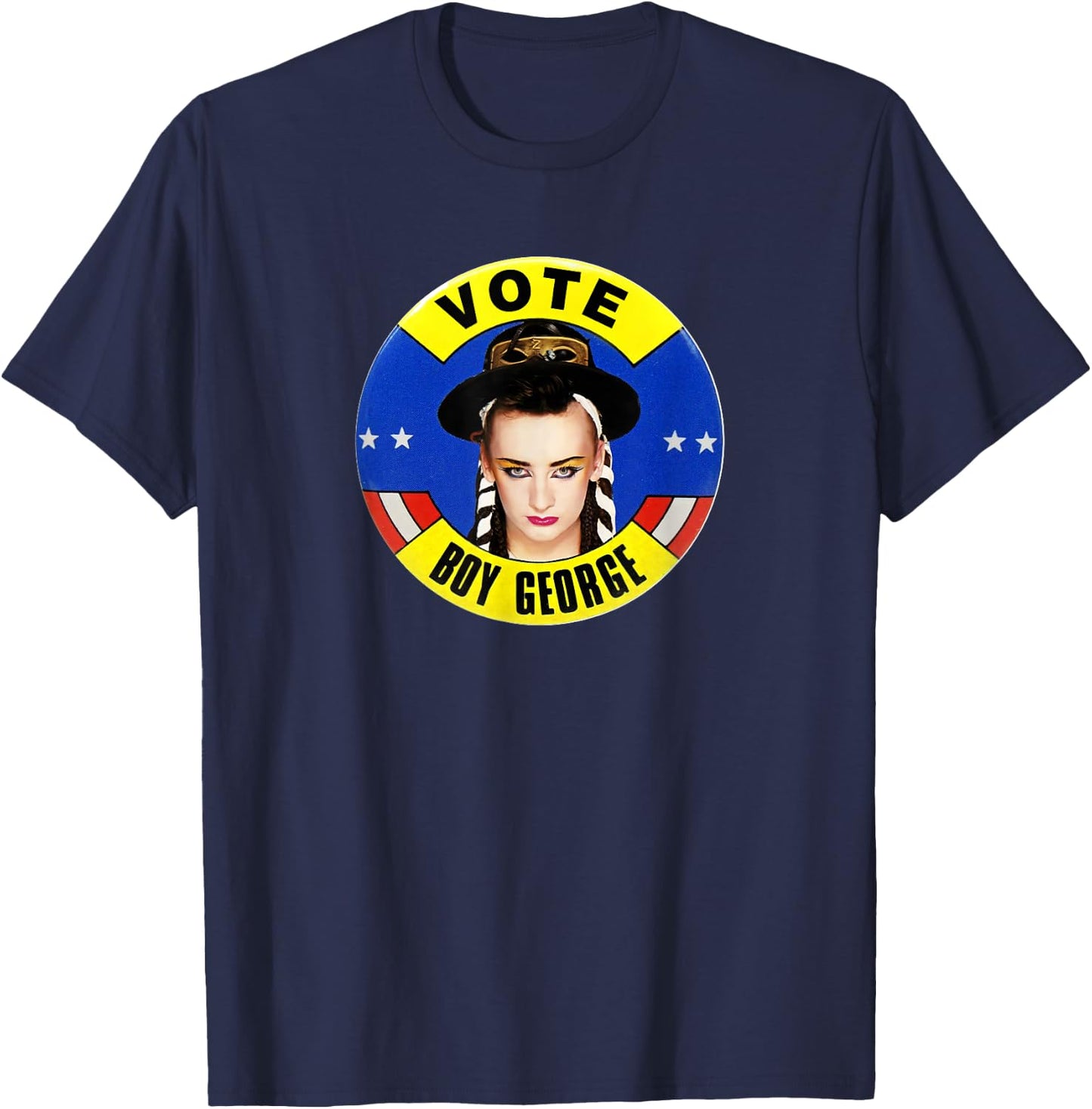 Boy George – Vote Big T-Shirt - T-Shirt | Navy