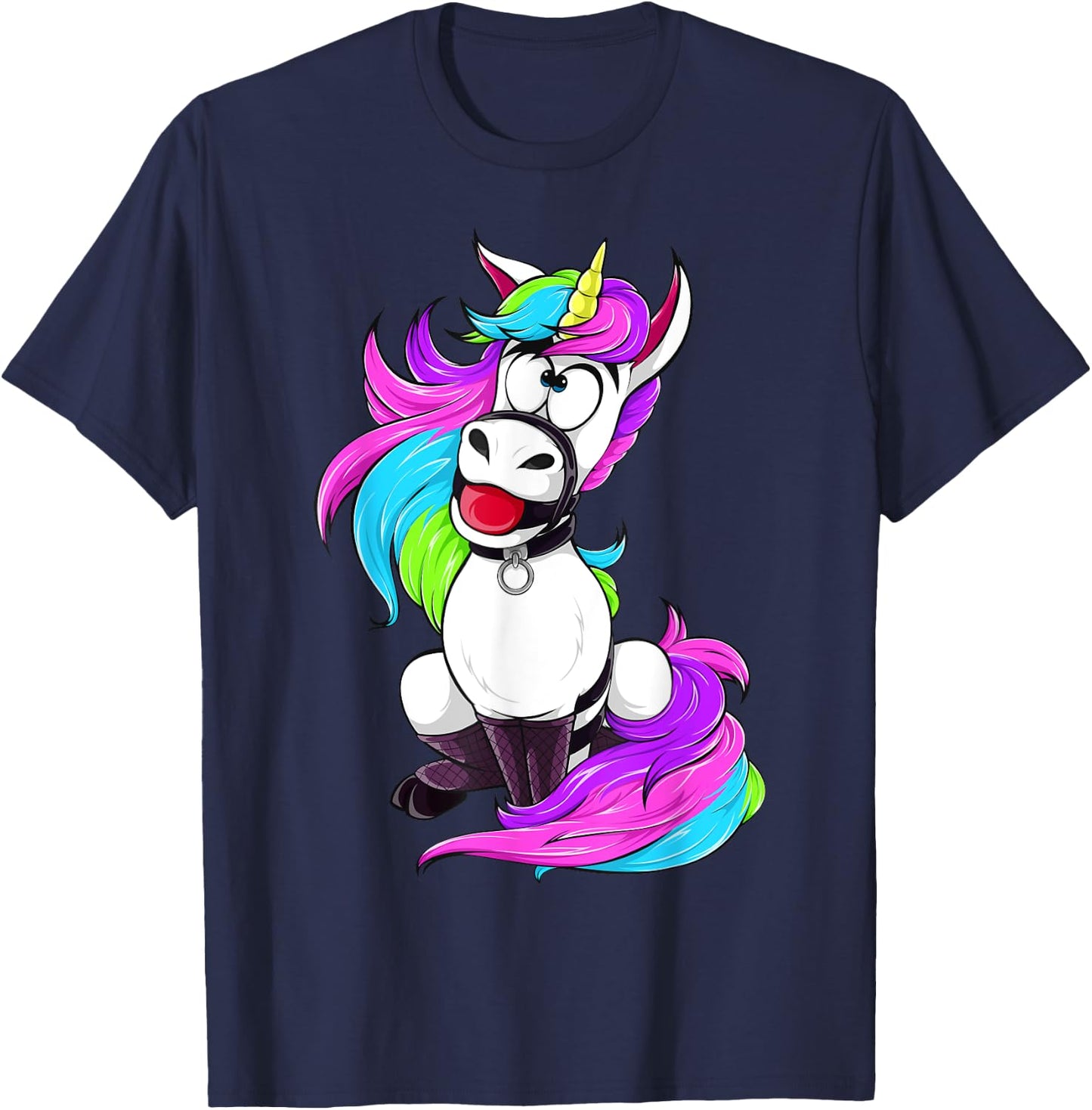 BDSM Unicorn - Bondage Bdsm Nothing Humor T-Shirt - T-Shirt | Navy