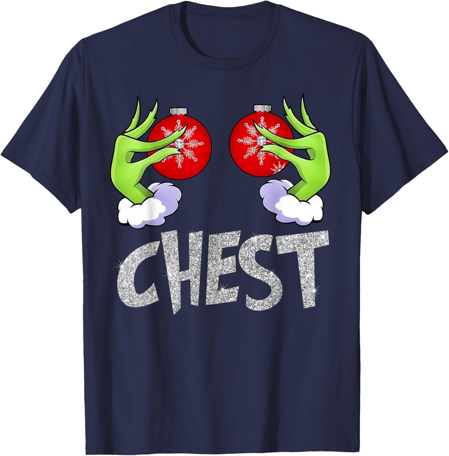 Chest Nuts Matching Chestnuts Xmas Christmas Couples Women T-Shirt - T-Shirt | Navy