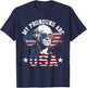 My Pronouns Are USA Funny 4th of July American Us Flag T-Shirt - T-Shirt | Navy