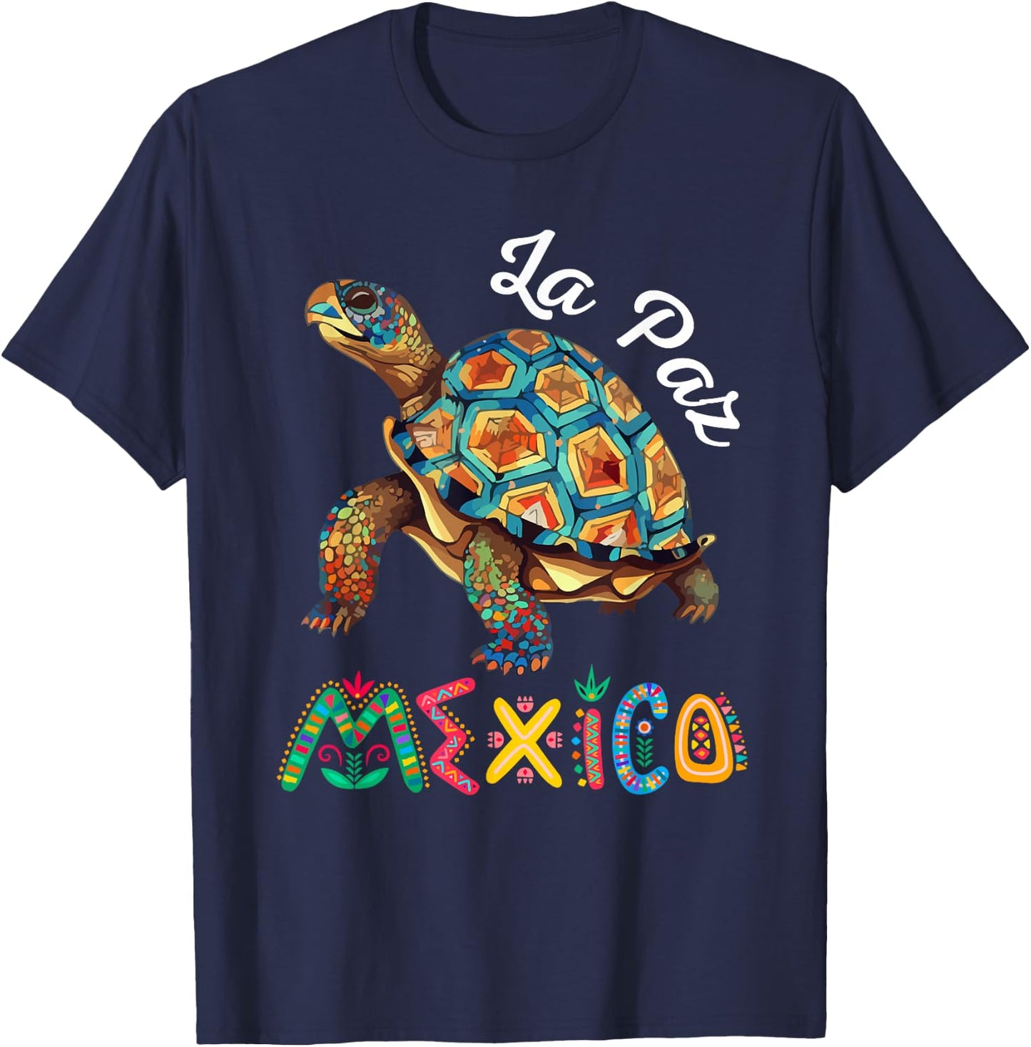 Turtle Mexico La Paz Souvenir / La Paz T-Shirt - T-Shirt | Navy