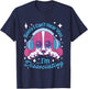 Sorry I Can't Hear You I'm Dissociating Funny Dog Design T-Shirt - T-Shirt | Navy