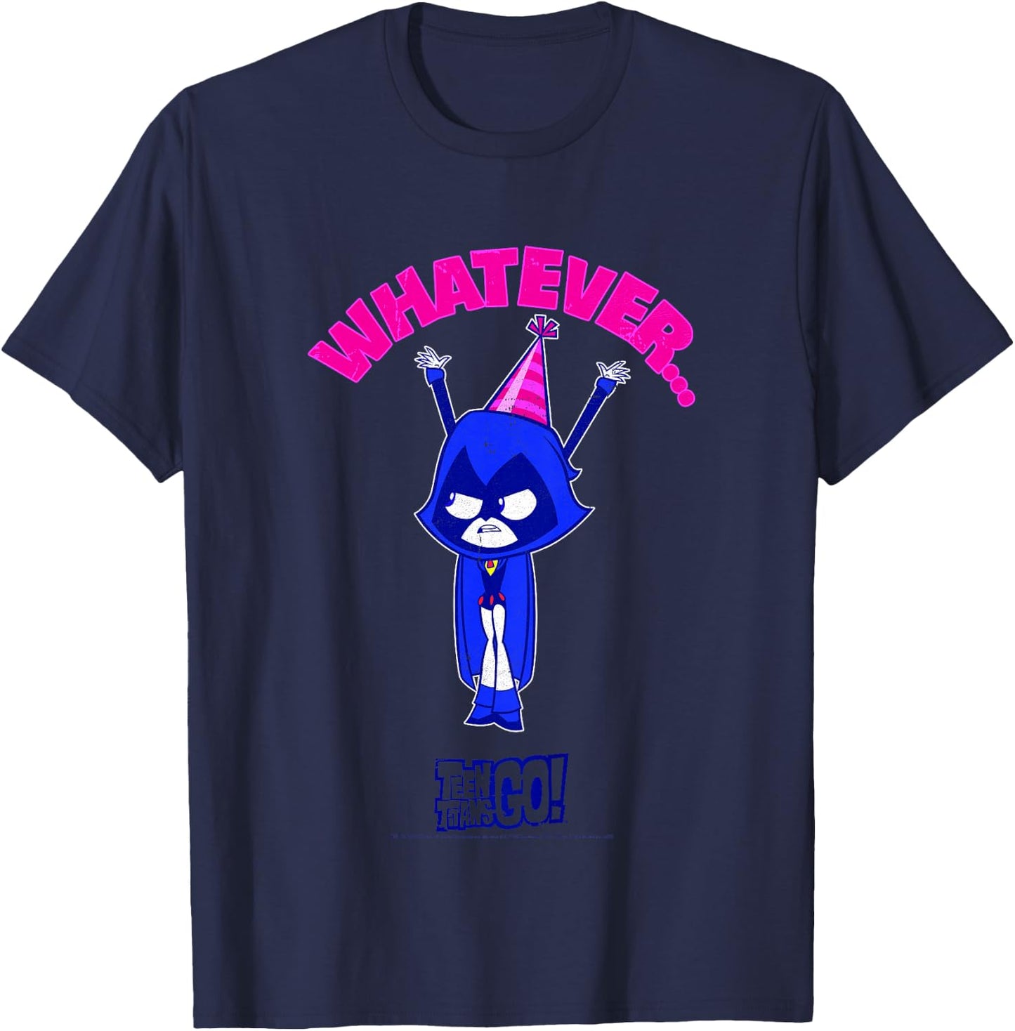 Kids DC Comics Teen Titans Go! Raven Whatever Party Portrait T-Shirt - T-Shirt | Navy