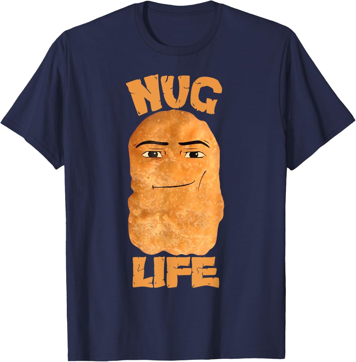 Nug Life Chicken Nugget Lover Chicken Nuggets Meme Toddler T-Shirt - T-Shirt | Navy
