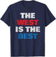 The West is the Best T-Shirt - T-Shirt | Navy