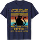 Coffee Spelled Backwards Is Eefoc Grumpy Office Humor T-Shirt - T-Shirt | Navy