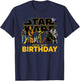 Star Wars Classic Characters Party Matching It’s My Birthday T-Shirt - T-Shirt | Navy