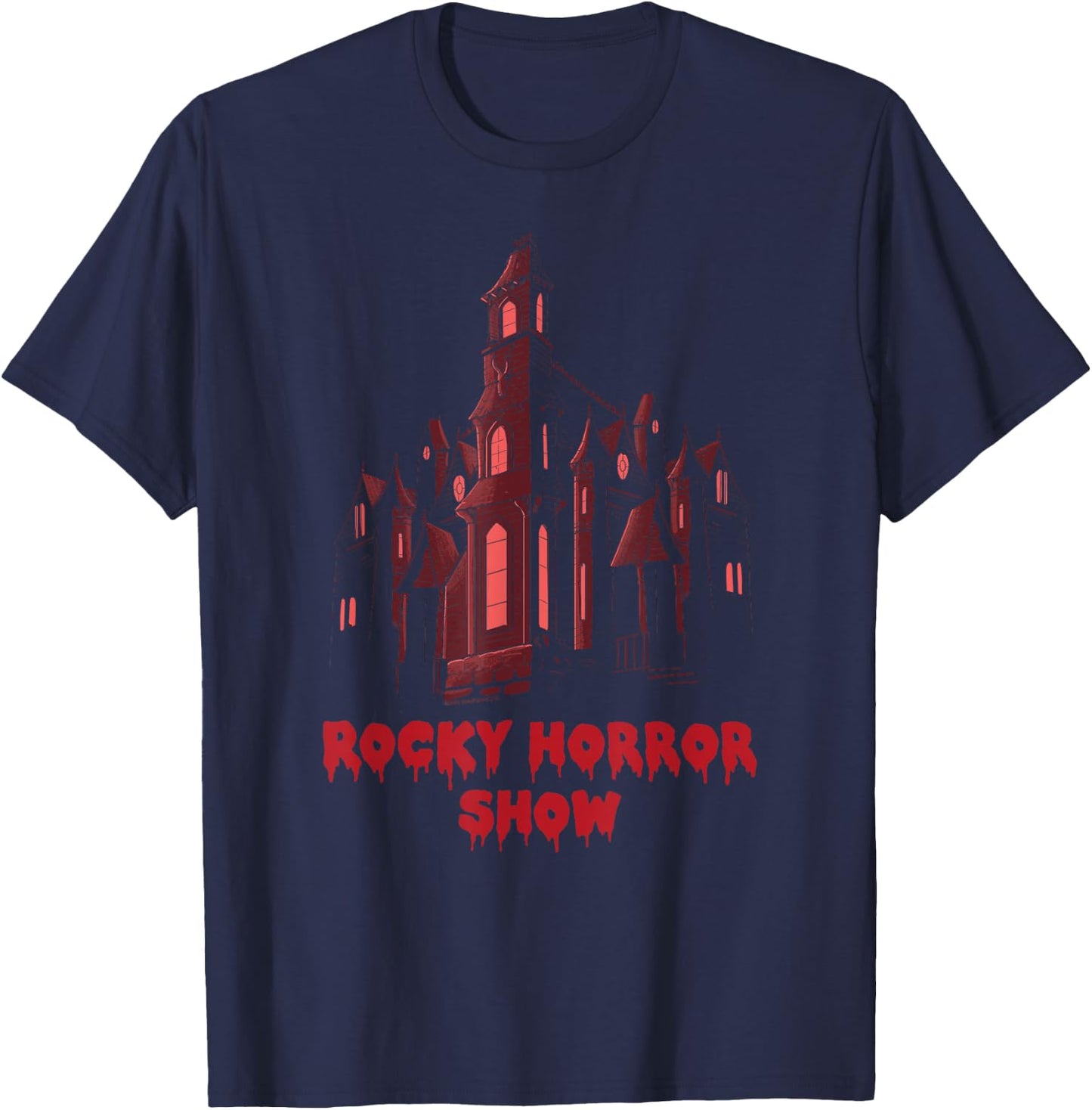 Rocky Horror Show Dr Frank N Furter's Mansion T-Shirt - T-Shirt | Navy