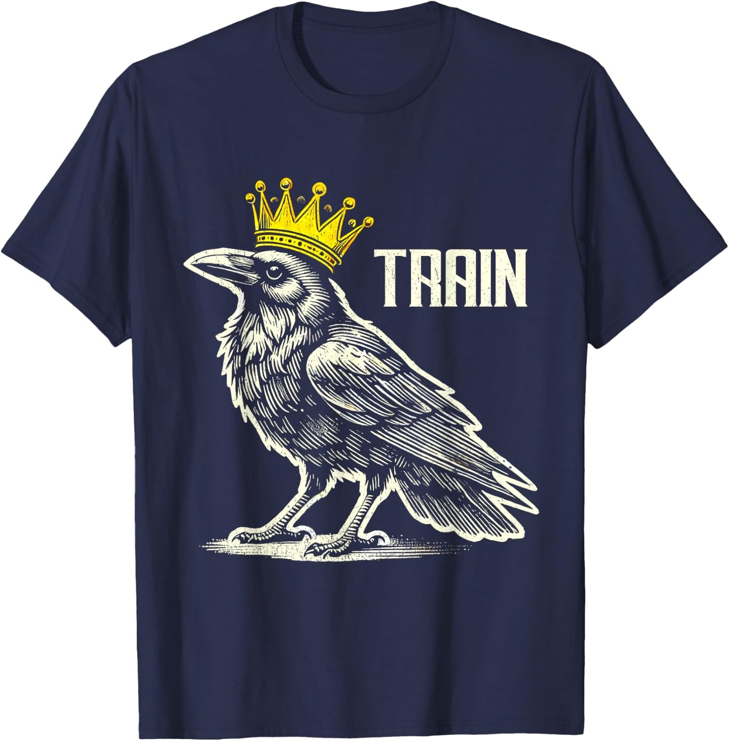 Trains Vintage Art Musician Awesome Outfits Animal Lovers T-Shirt - T-Shirt | Navy