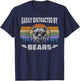 Gay Bear Pride Easily Distracted By Bears Women T-Shirt - T-Shirt | Navy