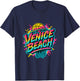Venice Beach Streetball 90s Style Graffiti Basketball Graphi T-Shirt - T-Shirt | Navy