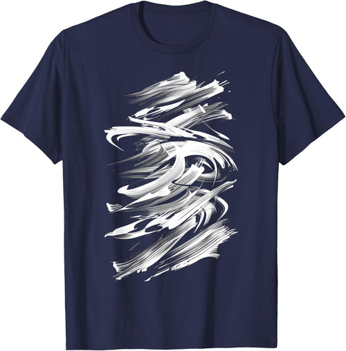 Black And White Brushstrokes Graphic