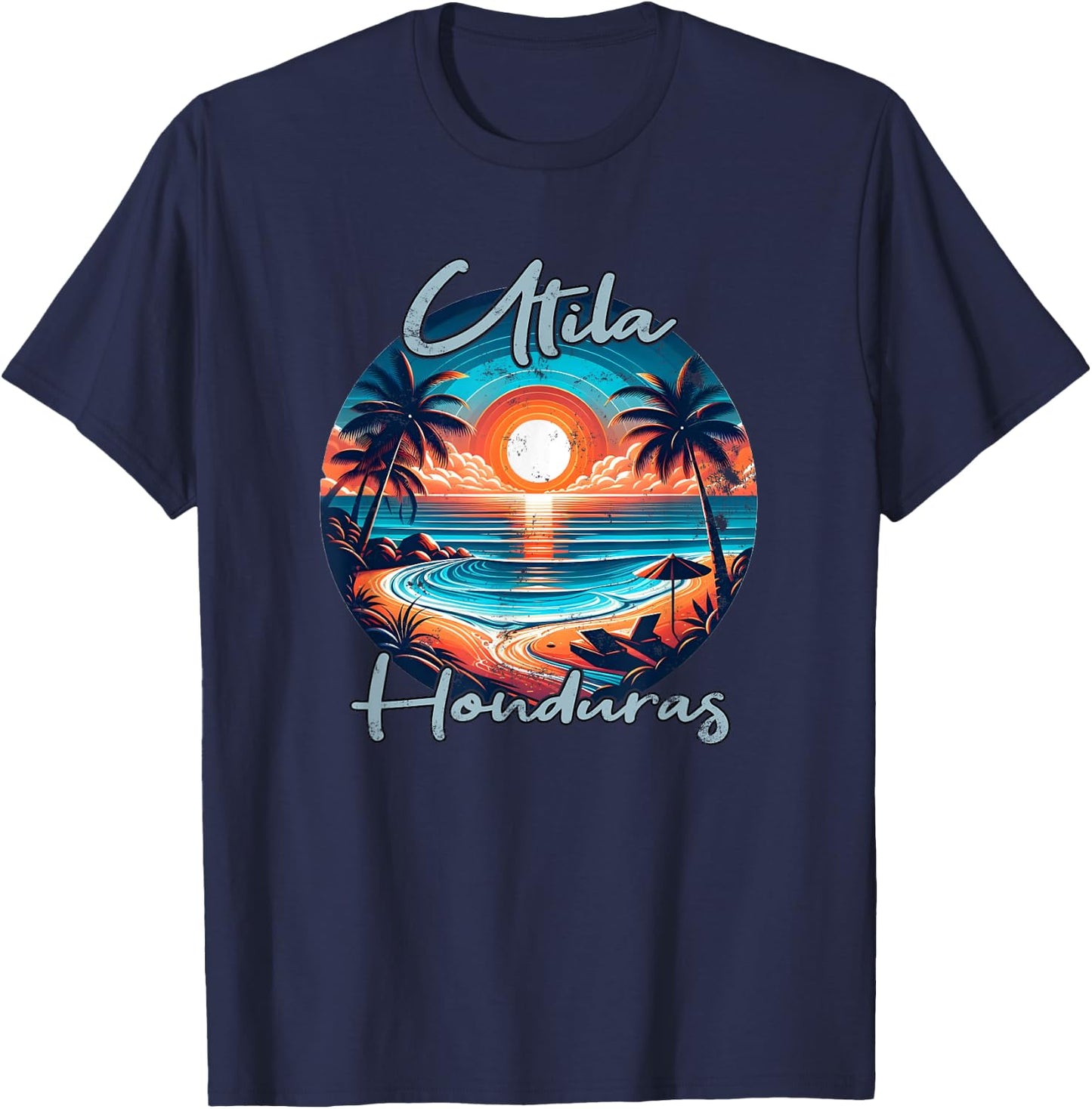 Utila Honduras T-Shirt - T-Shirt | Navy