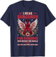 Multiple Myeloma I Wear Burgundy For Someone Who Means T-Shirt - T-Shirt | Navy