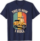 Funny Scooter Design Women Scooter Rider Moped T-Shirt - T-Shirt | Navy