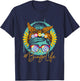 Bingo Life Messy Bun Hair Bingo Lover Grandma Mama Bingolife T-Shirt - T-Shirt | Navy