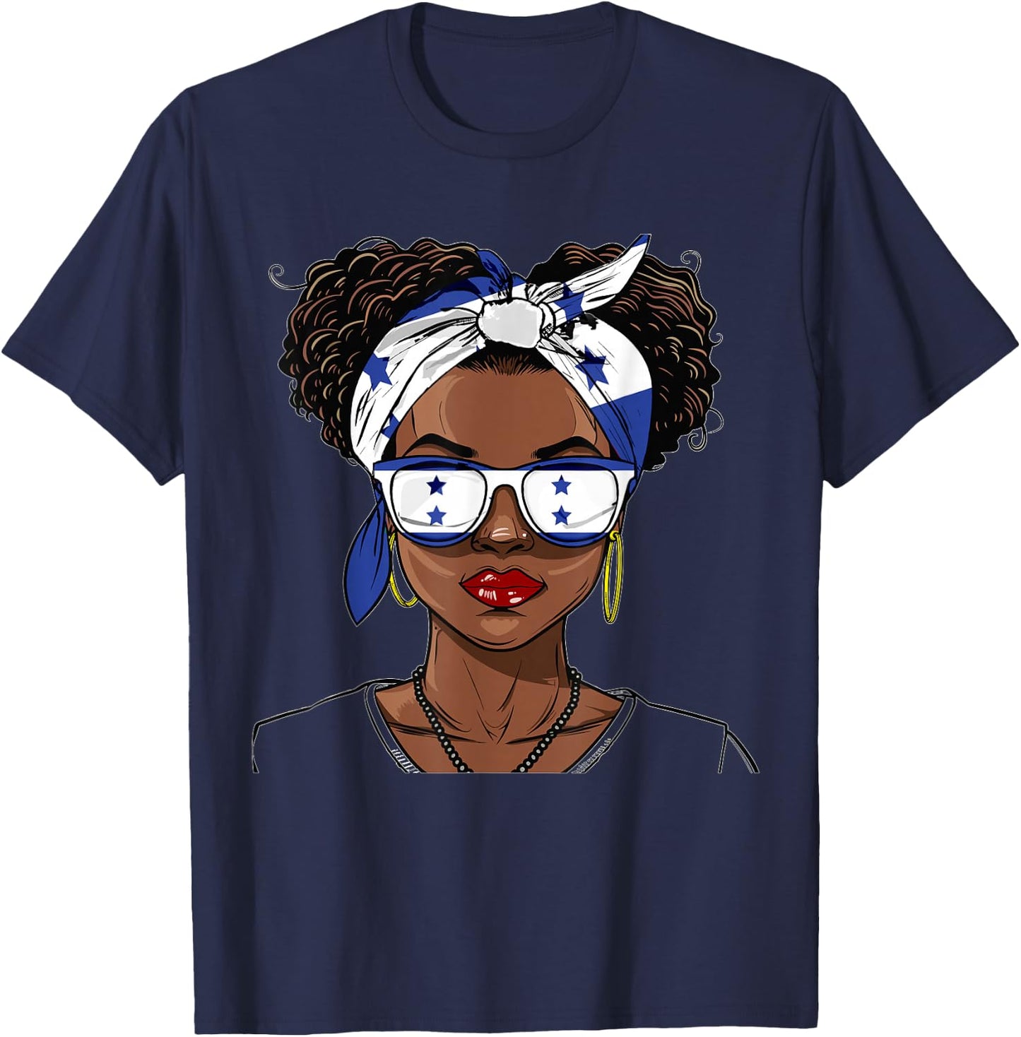 Honduras Flag Outfit for Woman Uniform Souvenirs Honduran T-Shirt - T-Shirt | Navy