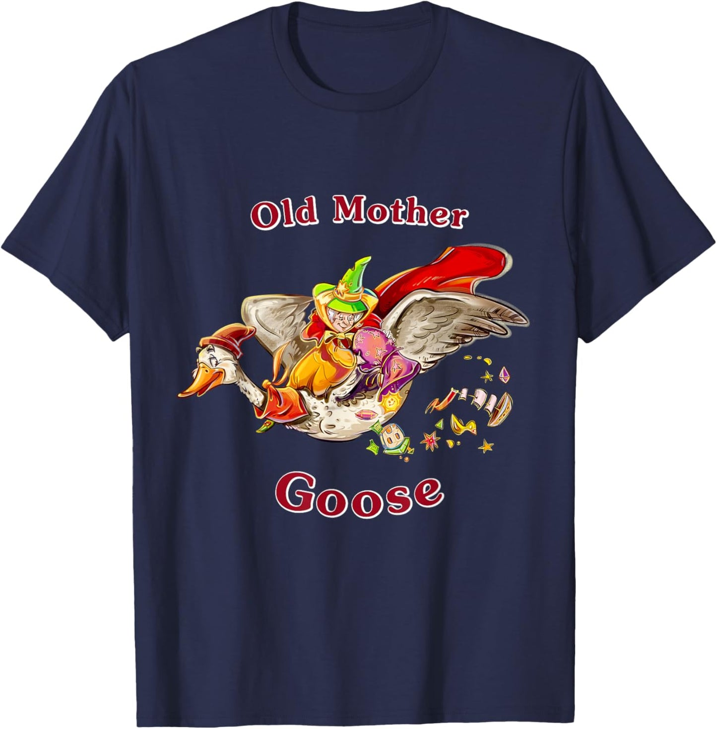 Old Mother Goose T-Shirt - T-Shirt | Navy
